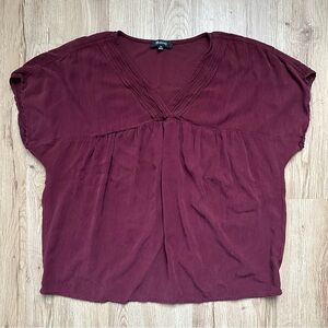 Madewell V-neck Drapey Blouse